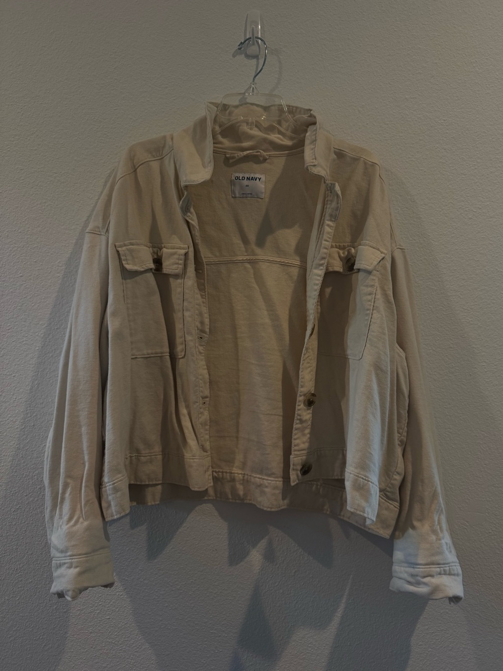 Old Navy Women's Cream Jacket